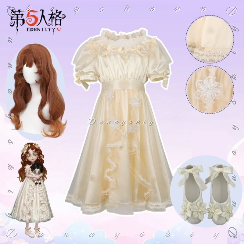 Identity V Little Girl Oedipus - Embroidery Cotton Shirt ulasan dan harga