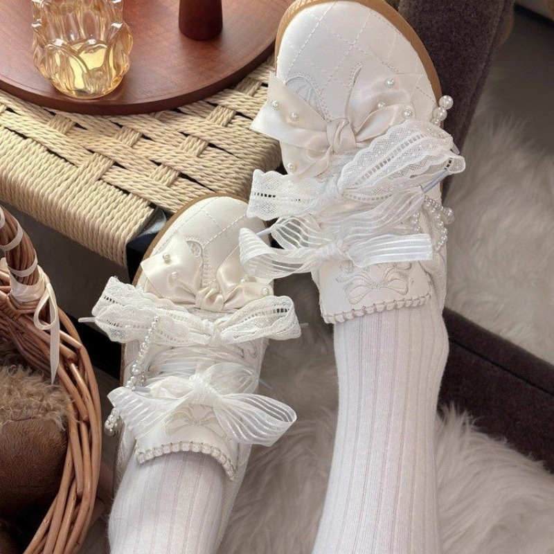 Fashion Sweet Lolita Flat Snea - Embroidery Garments ulasan dan harga