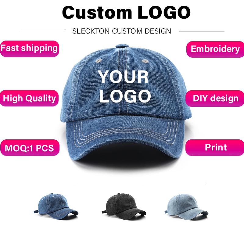 SLECKTON Custom Hat Logo Embro - Embroidery Bali ulasan dan harga
