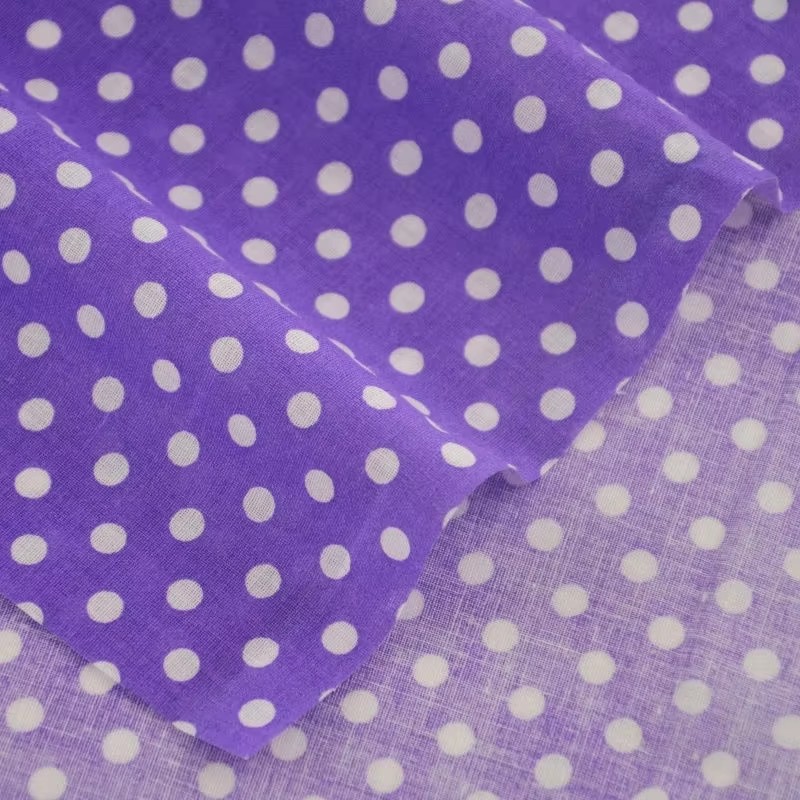 50X150CM White Orange Polka Do - Embroidery Garments ulasan dan harga