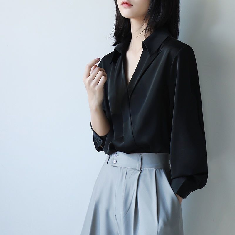 Gidyq Women Black Chiffon Shir - Embroidery Online ulasan dan harga