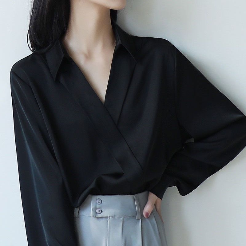 Gidyq Women Black Chiffon Shir - Embroidery Online ulasan dan harga