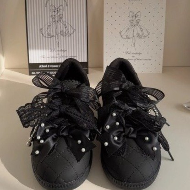 Fashion Sweet Lolita Flat Snea - Embroidery Garments ulasan dan harga