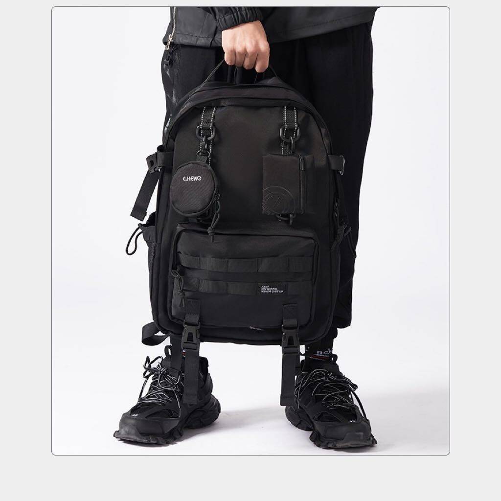 Men Functional Outdoor Travel  - Embroidery Bag ulasan dan harga