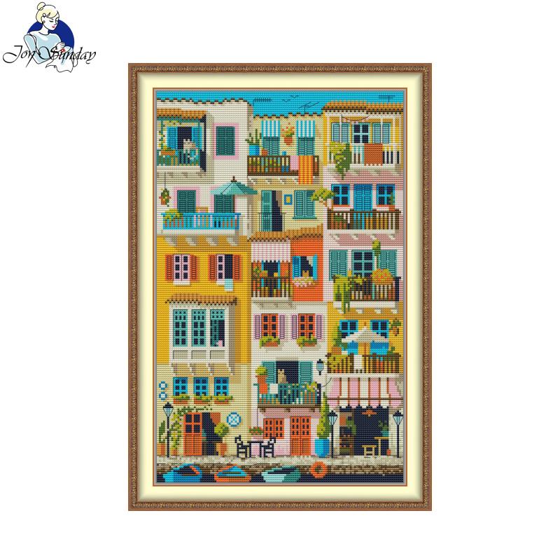 Joy Sunday Cross Stitch Kit Co - Embroidery Meaning ulasan dan harga