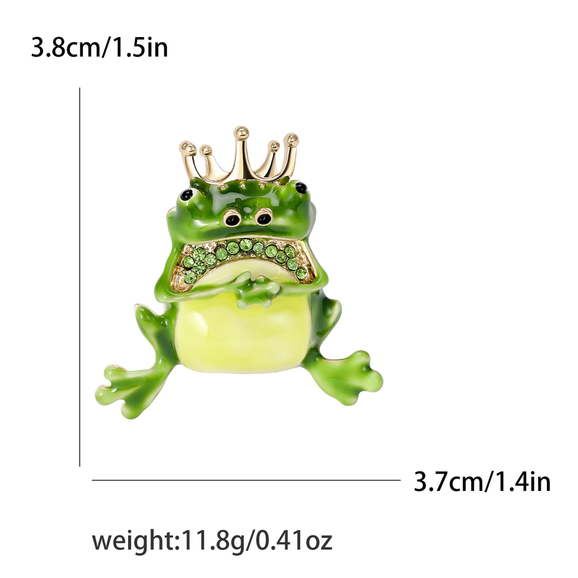 Enamel Frog Brooch for Women U - Embroidery Bali ulasan dan harga
