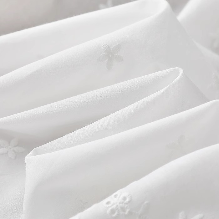 1yard hollow flower cotton tis - Embroidery Cotton Shirt ulasan dan harga