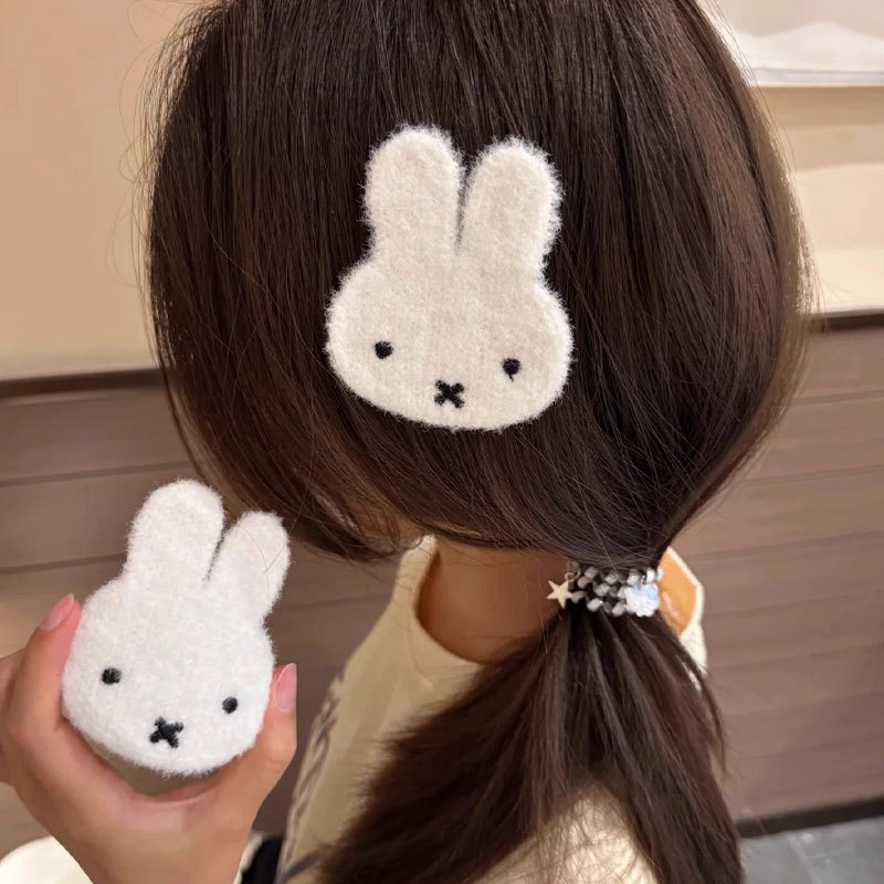New Miffy Rabbit Hair Sticker  - Embroidery Bag ulasan dan harga