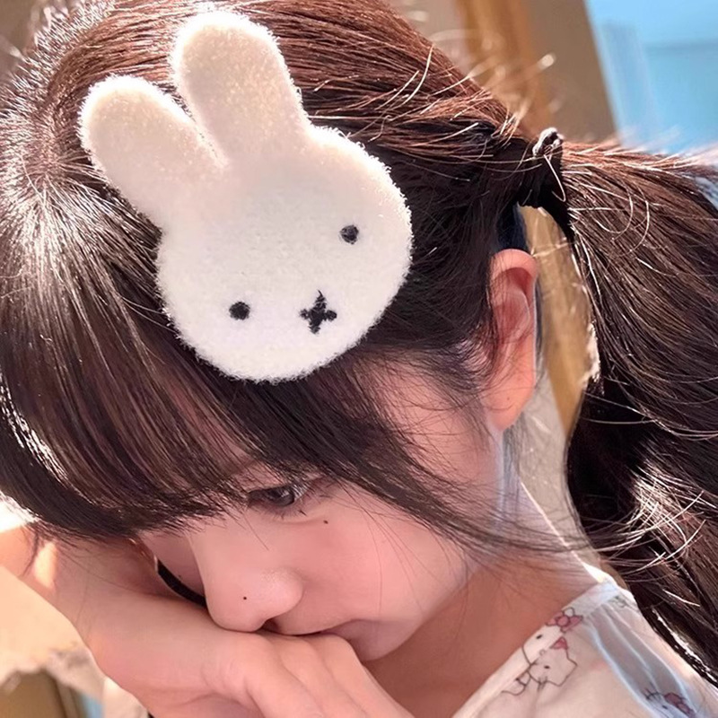 New Miffy Rabbit Hair Sticker  - Embroidery Bag ulasan dan harga
