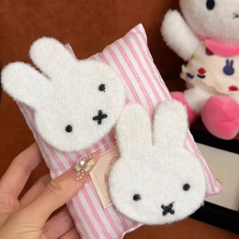 New Miffy Rabbit Hair Sticker  - Embroidery Bag ulasan dan harga