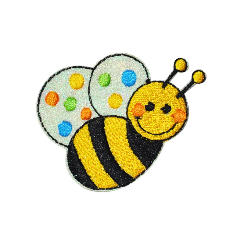 Cartoon Insects Embroidery Pat - Embroidery Lady Bug ulasan dan harga
