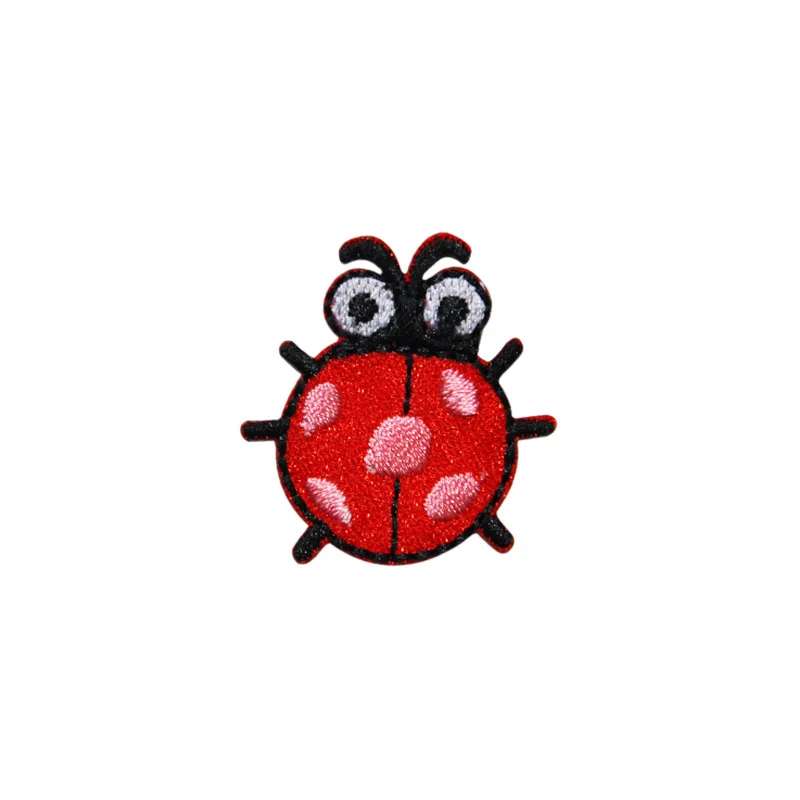 Cartoon Insects Embroidery Pat - Embroidery Lady Bug ulasan dan harga