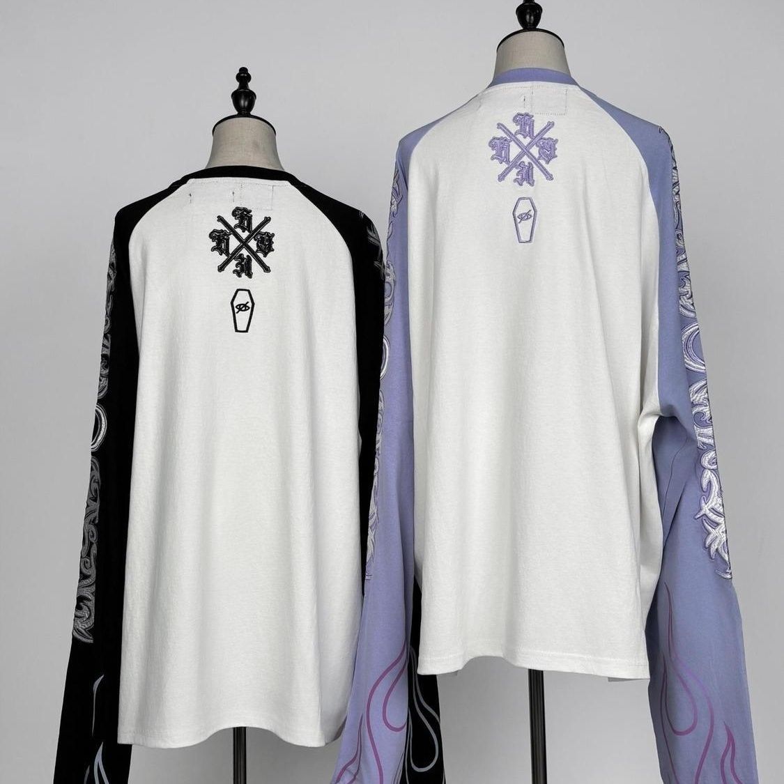Y2K Japanese Harajuku Streetwe - Embroidery Cotton Shirt ulasan dan harga