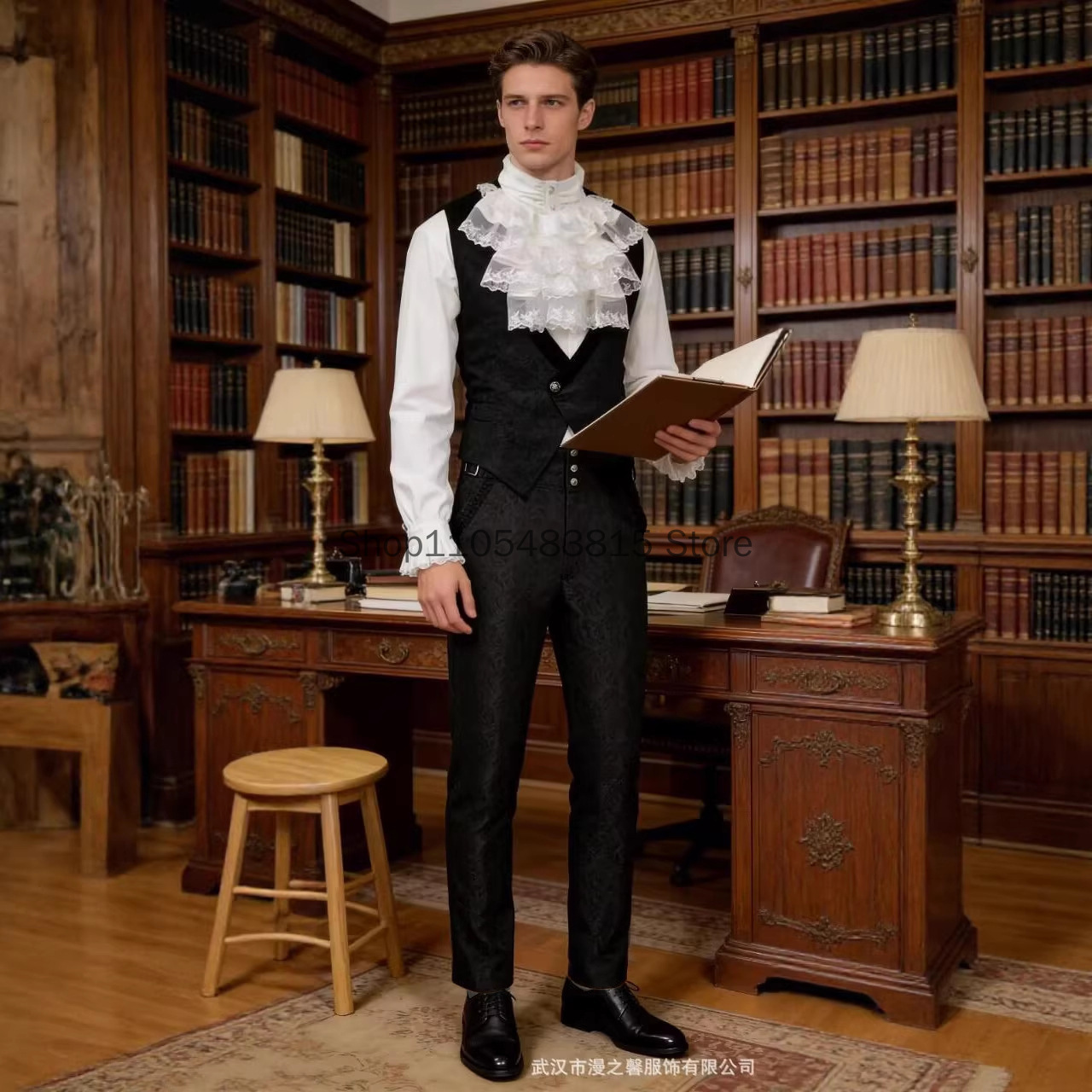 Medieval Men's Noble Vest Embr - Embroidery Online ulasan dan harga