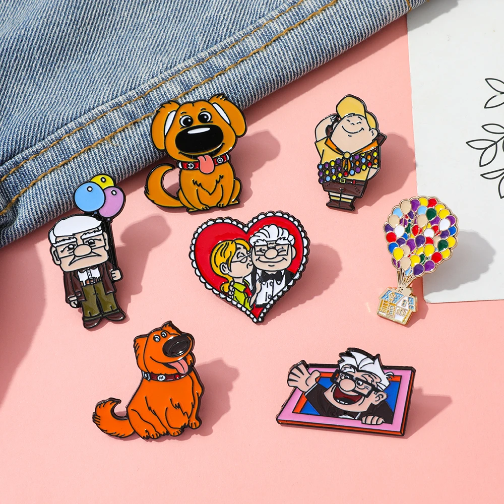 7Pcs Anime Cartoon Brooch Crea - Embroidery Bali ulasan dan harga
