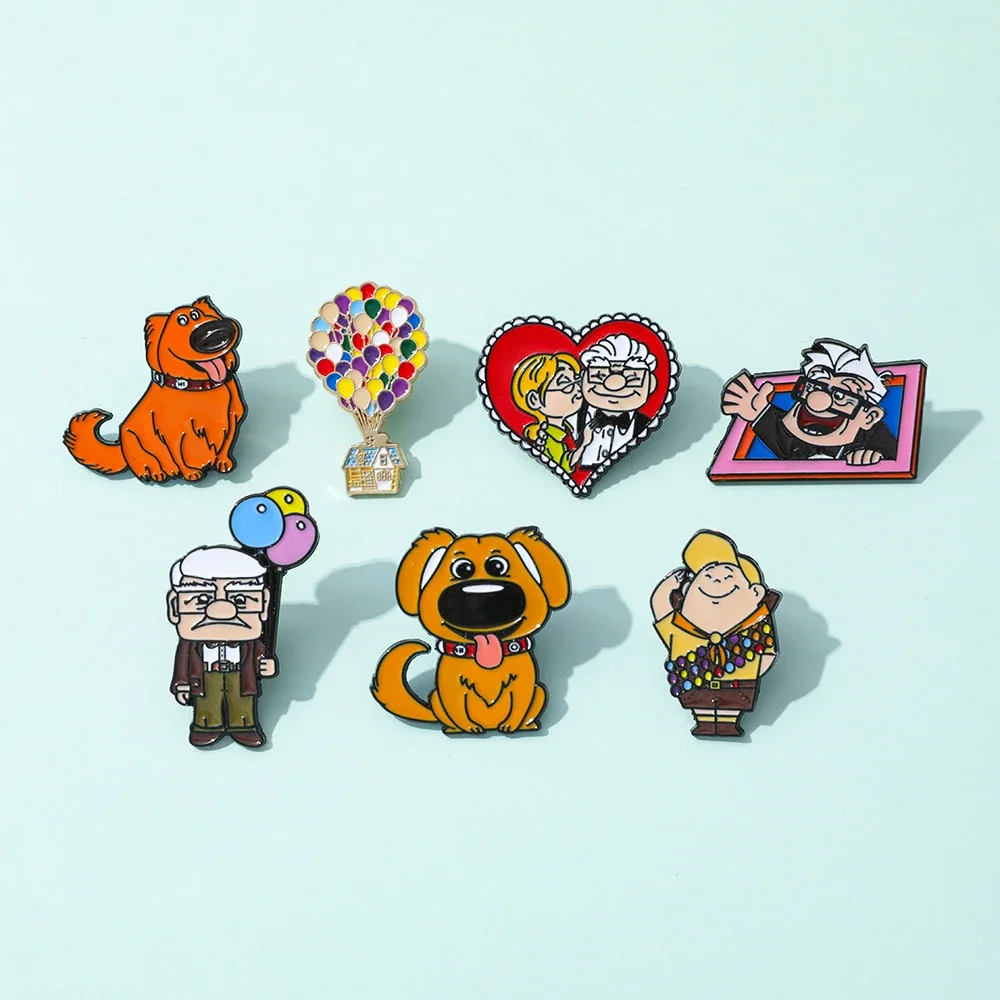 7Pcs Anime Cartoon Brooch Crea - Embroidery Bali ulasan dan harga