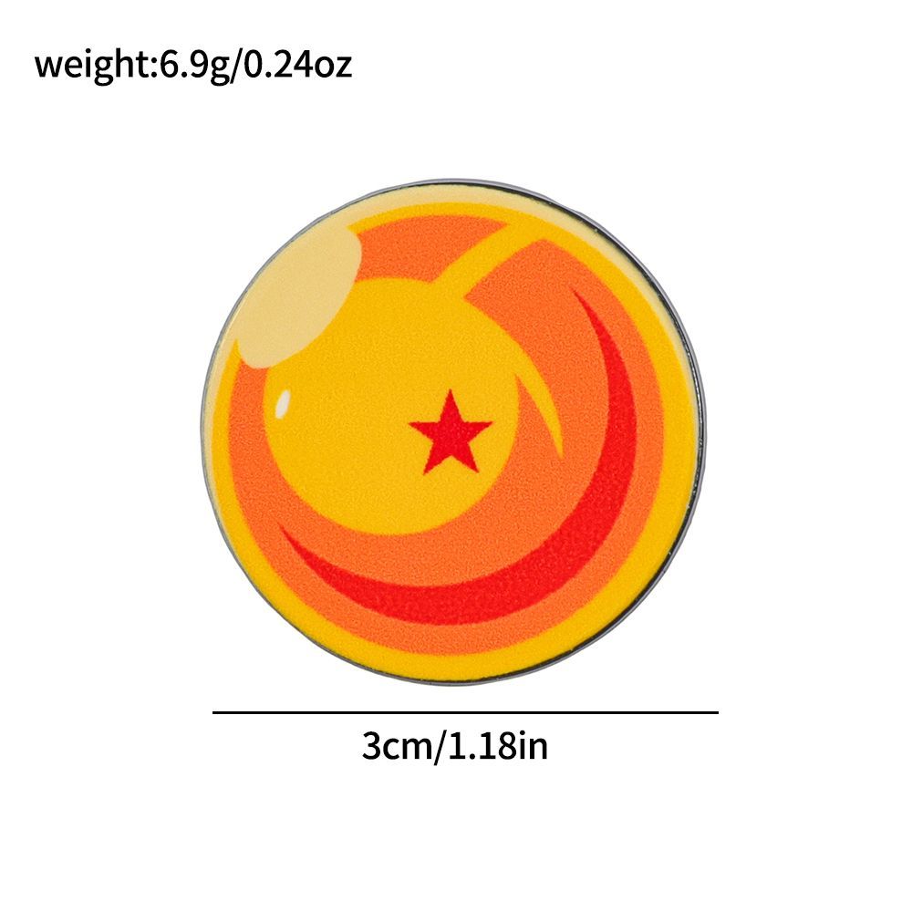 Dragon Ball Anime Metal Badge, - Embroidery Reddit ulasan dan harga