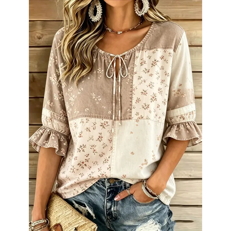 Women's Spring Summer 3D Print - Embroidery Online ulasan dan harga