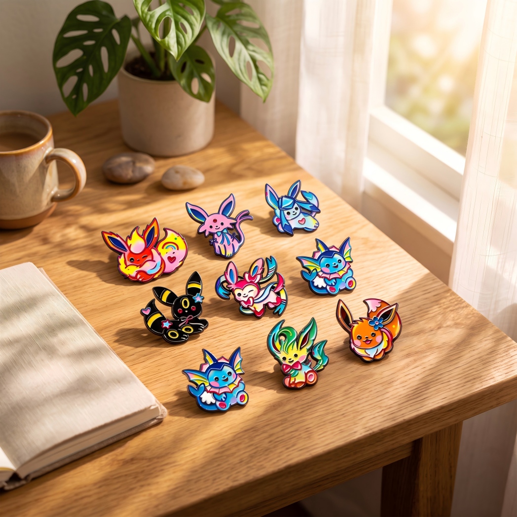 Cartoon Colorful Eeveelution L - Embroidery Reddit ulasan dan harga